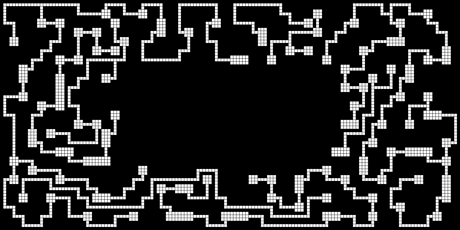 two mazes with holes in the center