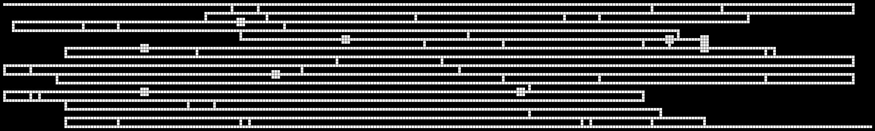 donkey kong, here I come, larger version of horizontal rows, with added rooms