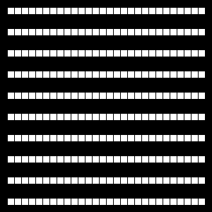 horizontal rows