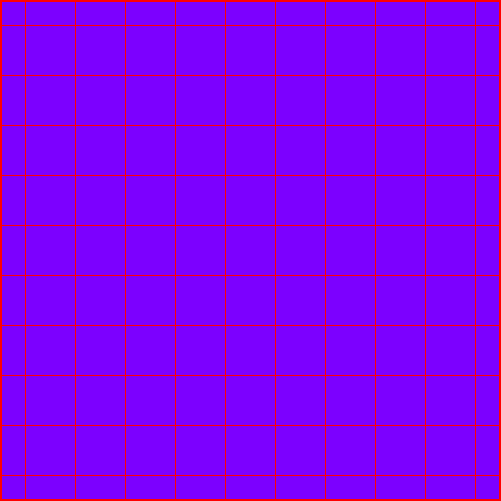 Red Lines on a Purple Background forming a Grid
