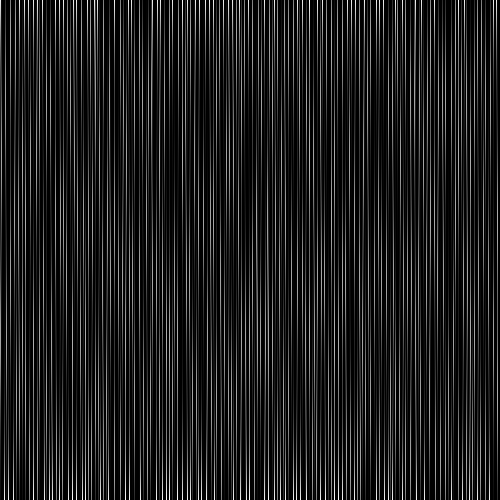 Black Image with White stripes that are placed randomly and taper towards the end
