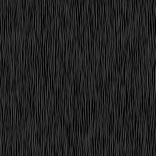 More or less the same as the previous, rather than lines, tapering dashes (so, shorter lines) are placed randomly, tapering quickly