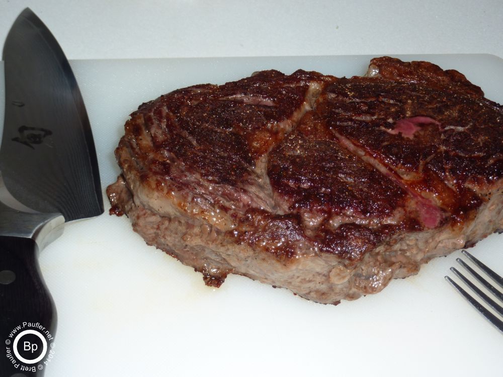 close up of meat on cutting board