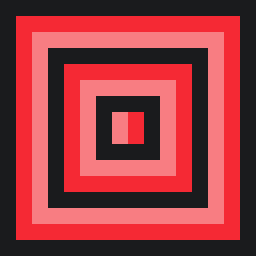 An abstract square, fun with colours