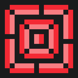 Continuing on from the previous with a few more flourishes, both are three toned, black, red, and pink, if forced between the two, the more complicated wins out, perhaps because it represents more work, thus more loss if lost or destroyed, not that I would bother recreating either