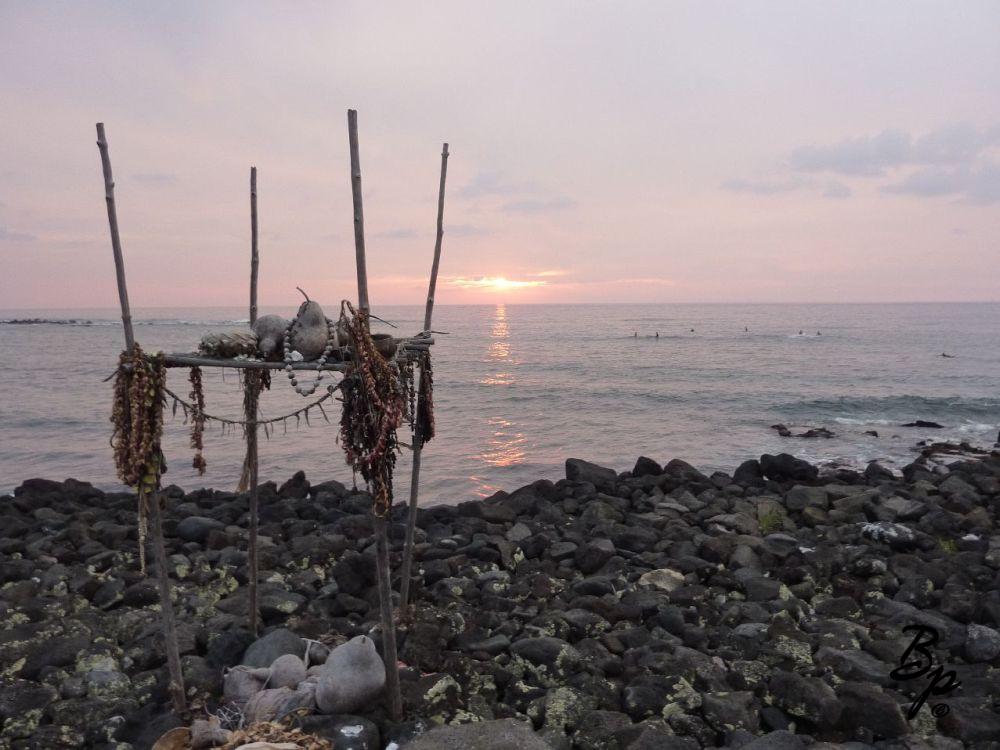 Back on the Big Island so a decade ago, a nice sunset was spent standing on top of this Heiau (a pile of rocks, essentially) enjoying the contents (visually) of the offering platform, it was a good time
