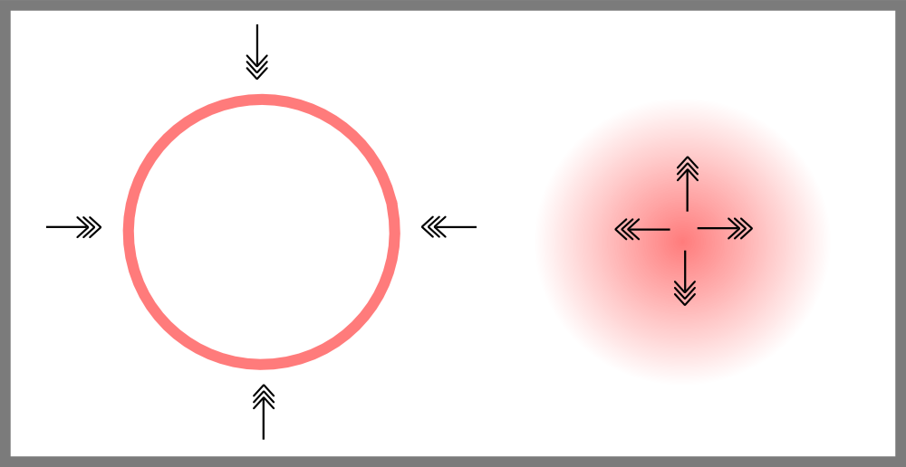 Space time emerges from the void and dissapears into matter, which as we all know on the sub-atomic level is pretty much the void, so it is a conveyor belt to no where