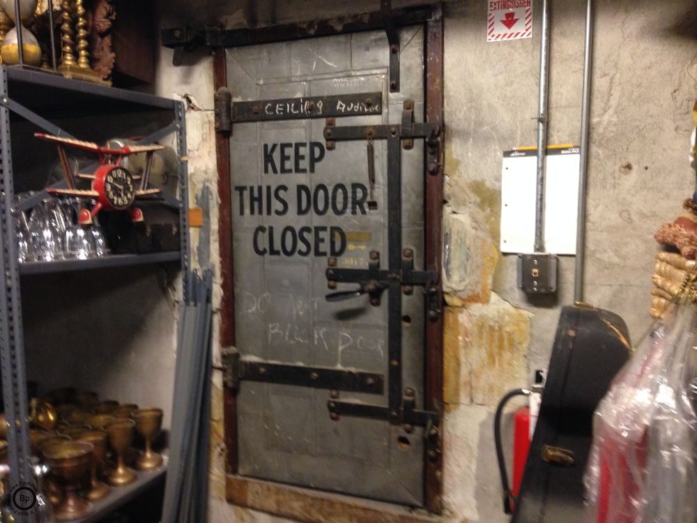 I love this Keep This Door Closed hatchway, who knows where it goes, probably mechanical, somewhere dirty, its a fun bit of architecture, surrounded by bits and scraps of props