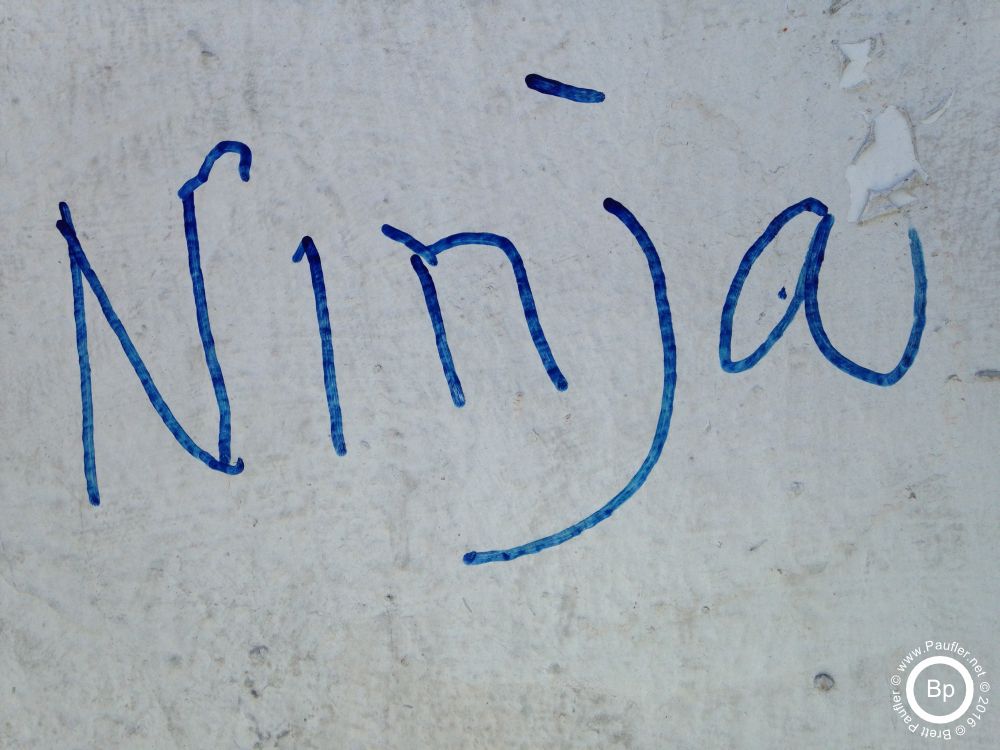 graffiti says ninja