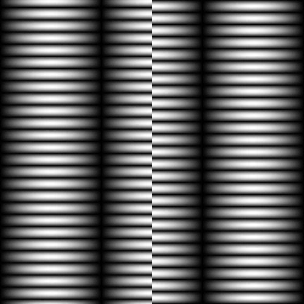 Split Black and White Horizontal Lines Split, a proof of concept, where the second layer of fun begins