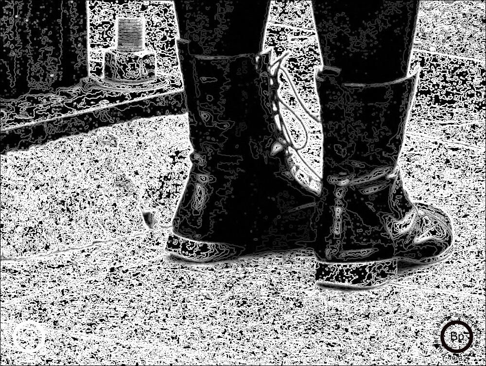 Boots, as in, these boots were made for walking - Tals of the Nav - Revised Line Effect