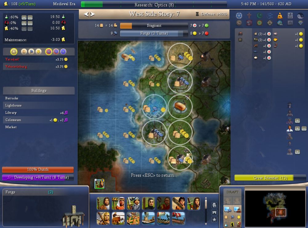 Three city management screens, make of them what you will, I was happy with them
