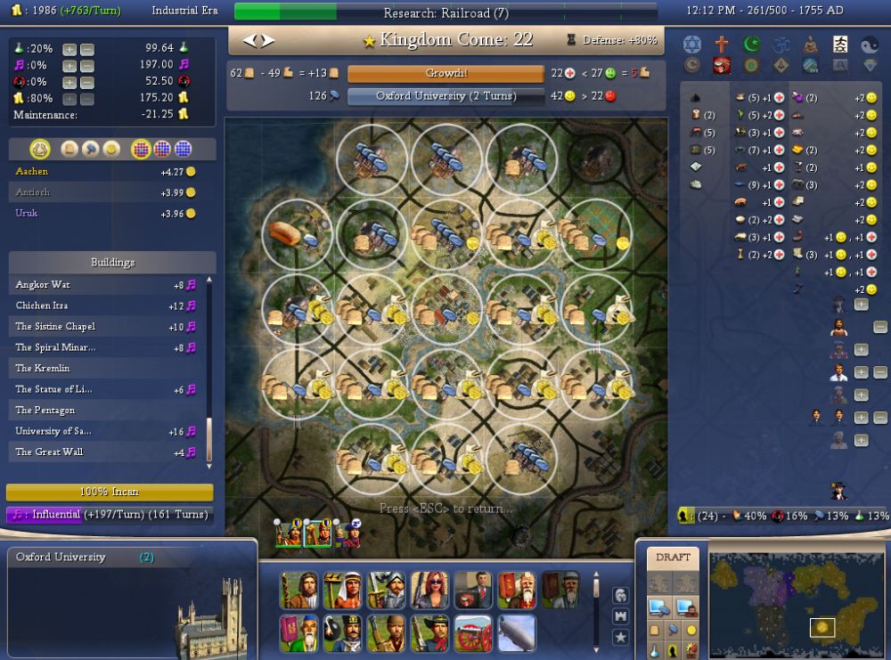 capitol near the end of the game, a city screen shot, 