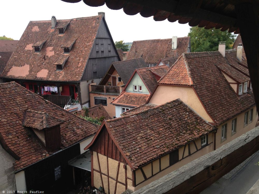 Next three are castle rampart walls that lined a city, I would have to look it up, maybe I will attach the iternary one of these days, the houses in the distance are the focus, only slighly hinting at the rampart roof