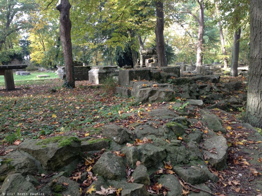 A field of stones, the foundation of a nunery, nicely cleared, would have made a wonderful park if it were not in the middle of no where