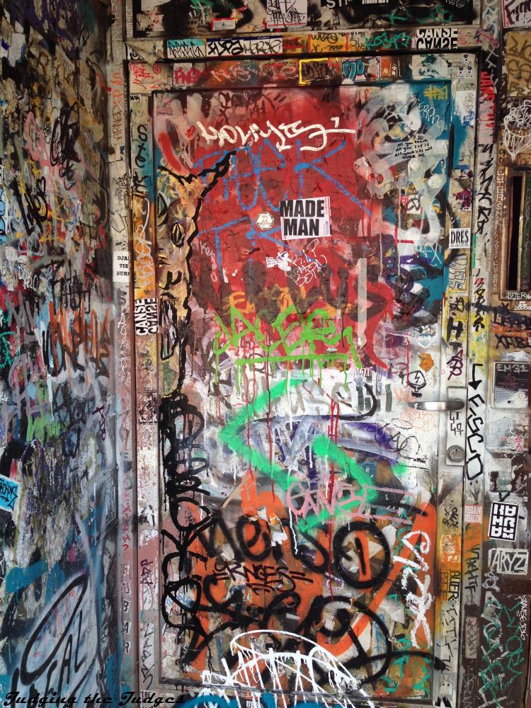 Man Made Some Night Graffiti for your viewing pleasure