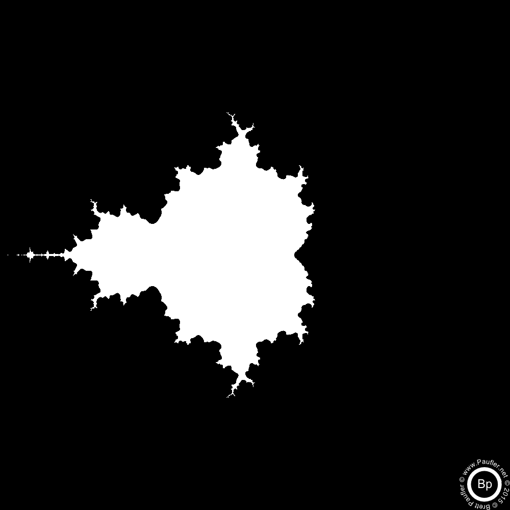 Mandelbrot Set - Ever Higher Number of Iterations Set