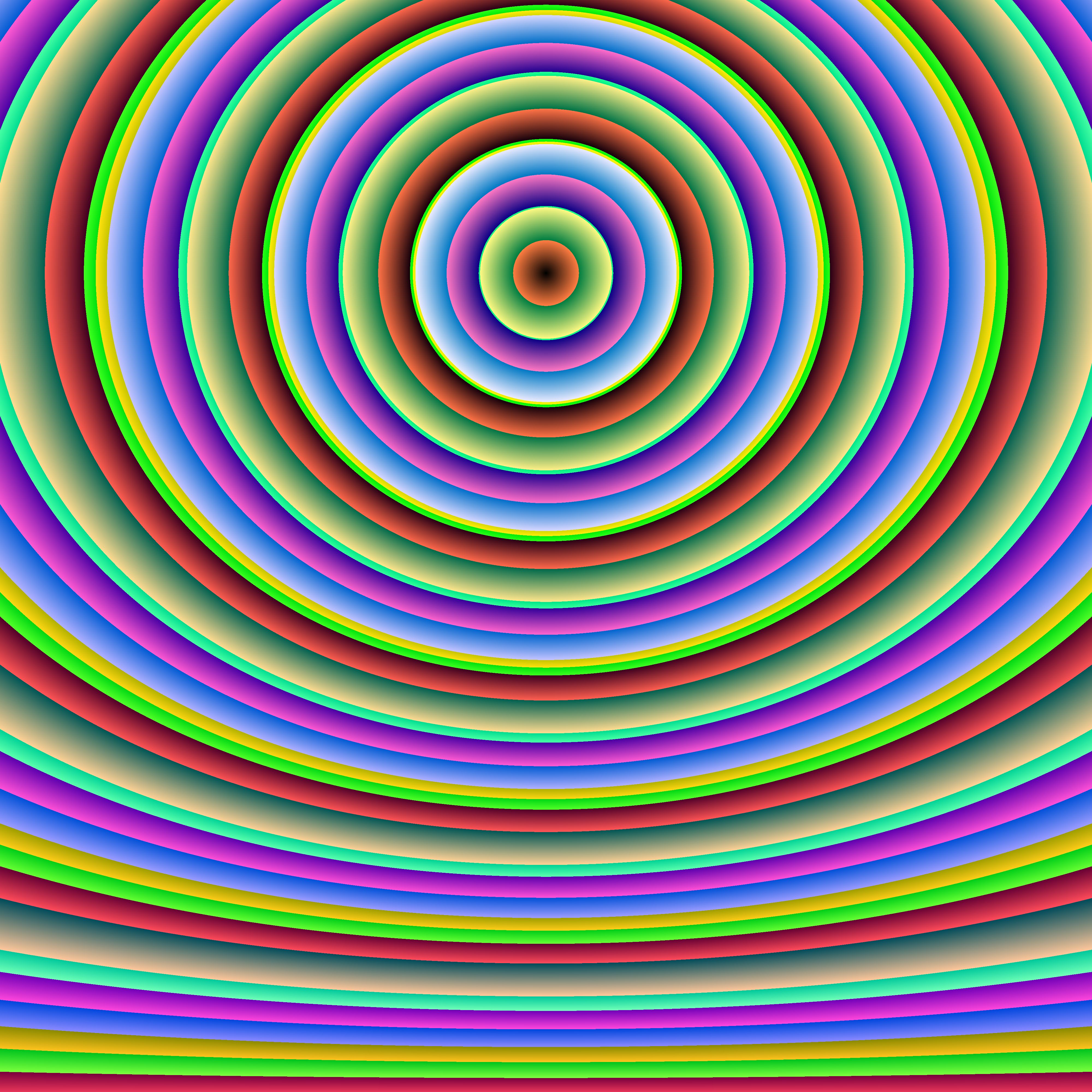 Close to the previous, only a larger image, it is a nice effect, I was hoping for more, eye like, but at some point, that starts to fail, I never did make this a 10000x10000 image, which now that I think about it, would have been nice, though the computation might well have taken an hour, perhaps longer, and no modern browser could handle it