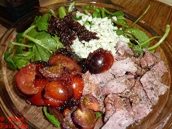 

Health Food - 2013 9-9 - CopyRight Brett Paufler -  TriTip Tomato Salad with Blue Cheese.JPG