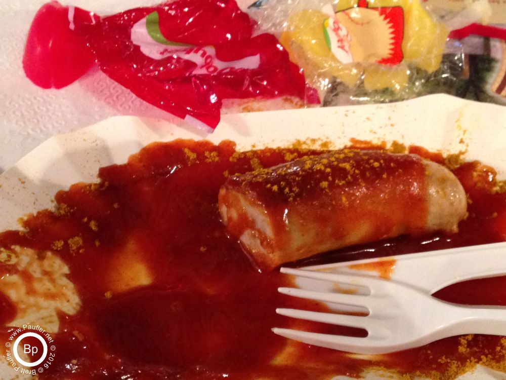 Tired of writing, but this one worht it, Curry Wurst, at a castle, cafe, made me sit at another table, they did not like the smell, but it tasted fine, had been looking forward to this street fair for a long while, see it, but no one else was ever going to go for it