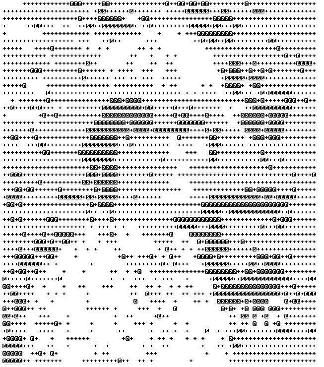 Image as ASCII - Brett slightly older at summer camp, making my parents proud